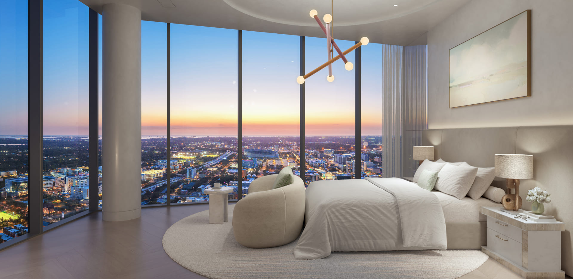 room with beautiful views